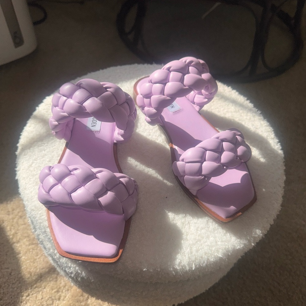 Steve Madden Women's Braided Sandals - Lilac